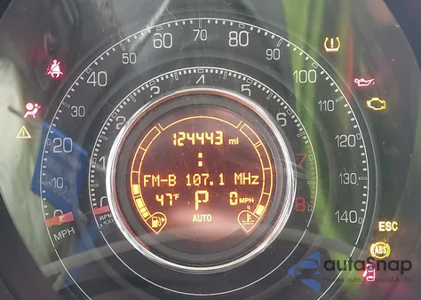 2013 Fiat 500 Sport from USA, damaged, VIN 3C3CFFBRXDT733857